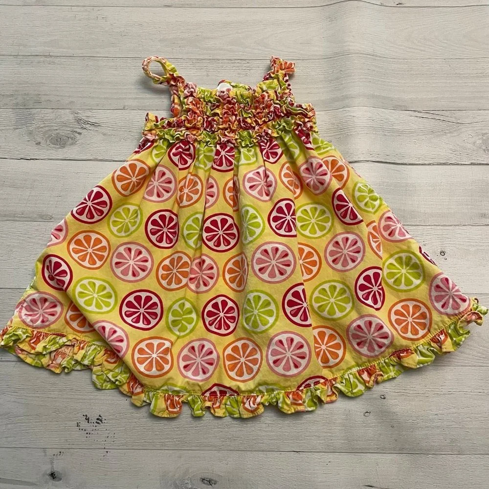 Gymboree girls lemon dress 12-18 months‎